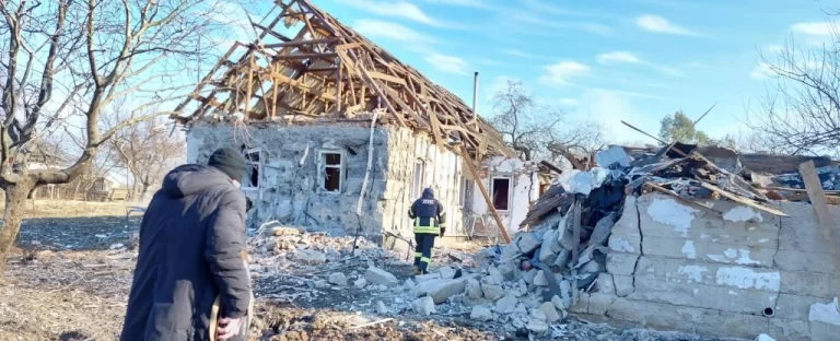 Bombardeo en Chernihiv